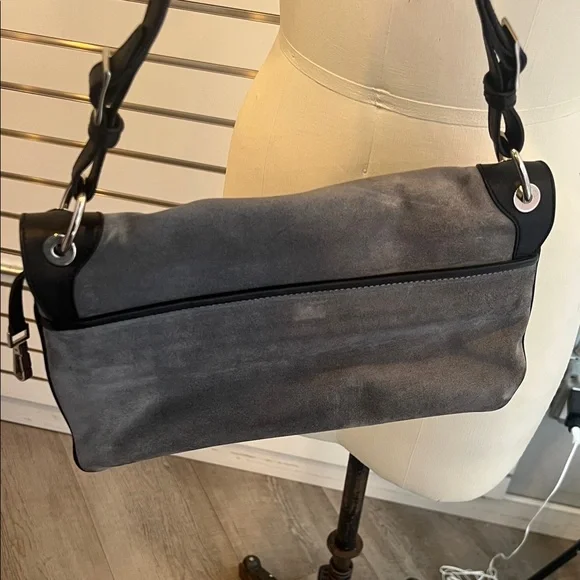 Tiffany & Co. - Vintage Gray Suede Bag - Made in Italy - Picture 17 of 17